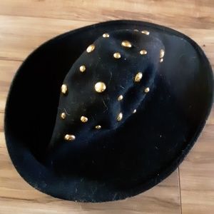 GOLD STUDDED HAT